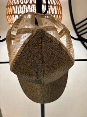 CC Boutique Brown Mesh Trucker Cap